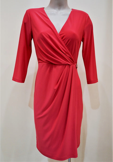 Frank Lyman 236044 Jersey Dress RED