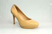 Brazilio ST130500 Berla Patent Court Shoe BEIGE