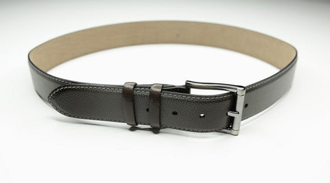 PSM Grey Pebble Leather Belt