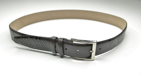 P&S MICHAEL 32MM LEATHER BELT BROWN